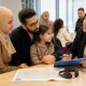 A newcomer family receiving healthcare navigation and interpretation support